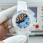 ER Factory Swiss Replica Rolex Phantomlab Submariner Happy Birthday Transparent Watch 